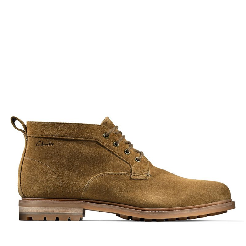 Botines Clarks Foxwell Mid Hombre Marrones | 16130925