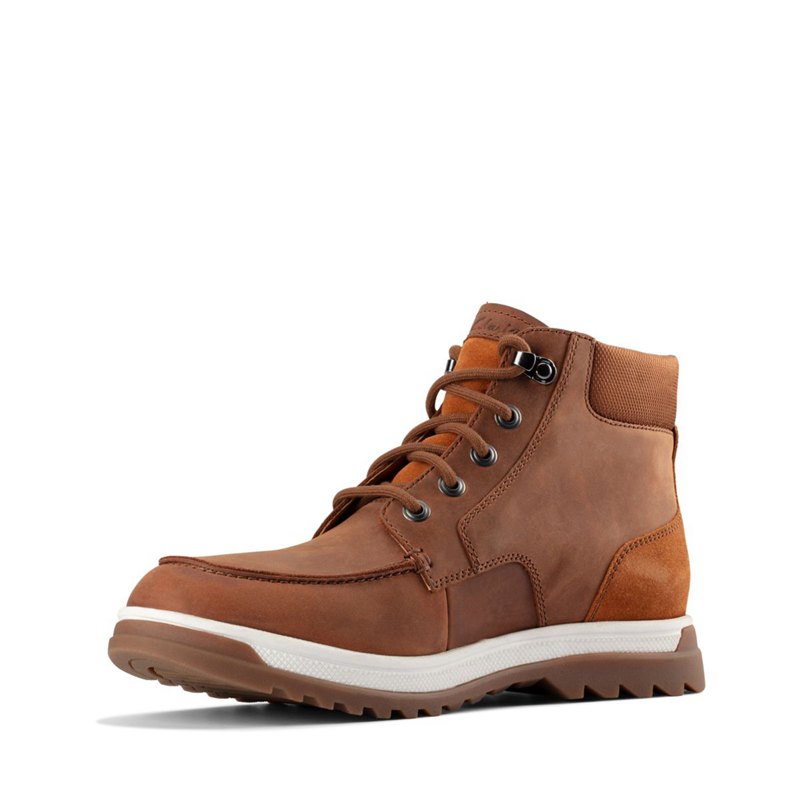 Botines Clarks Ripway Hi GTX Hombre Marrones Oscuro | 91032371