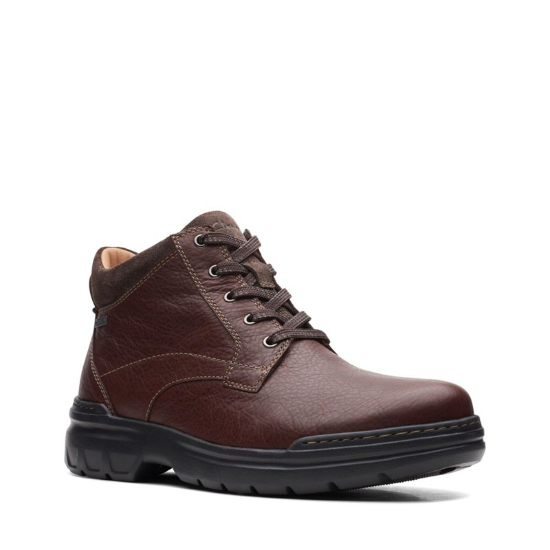 Botines Clarks Rockie 2 Up GORE-TEX Hombre Marrones Oscuro | 2351648