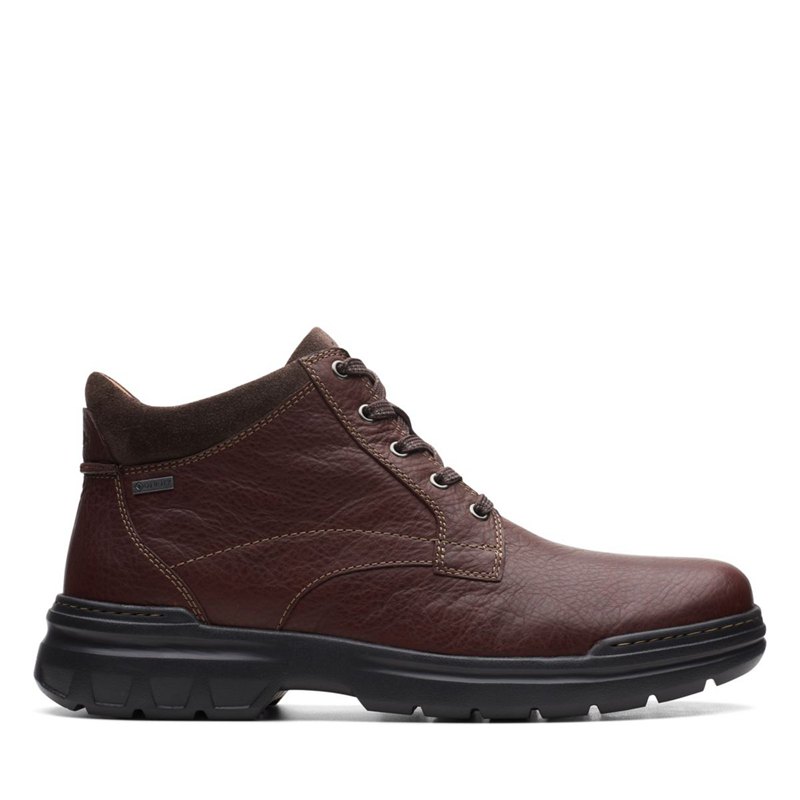 Botines Clarks Rockie 2 Up GORE-TEX Hombre Marrones Oscuro | 2351648