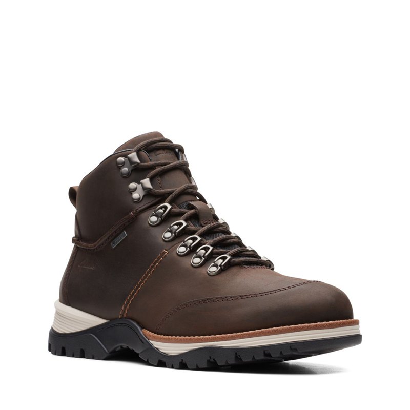 Botines Clarks Topton Pine GORE-TEX Hombre Marrones Oscuro | 39658145