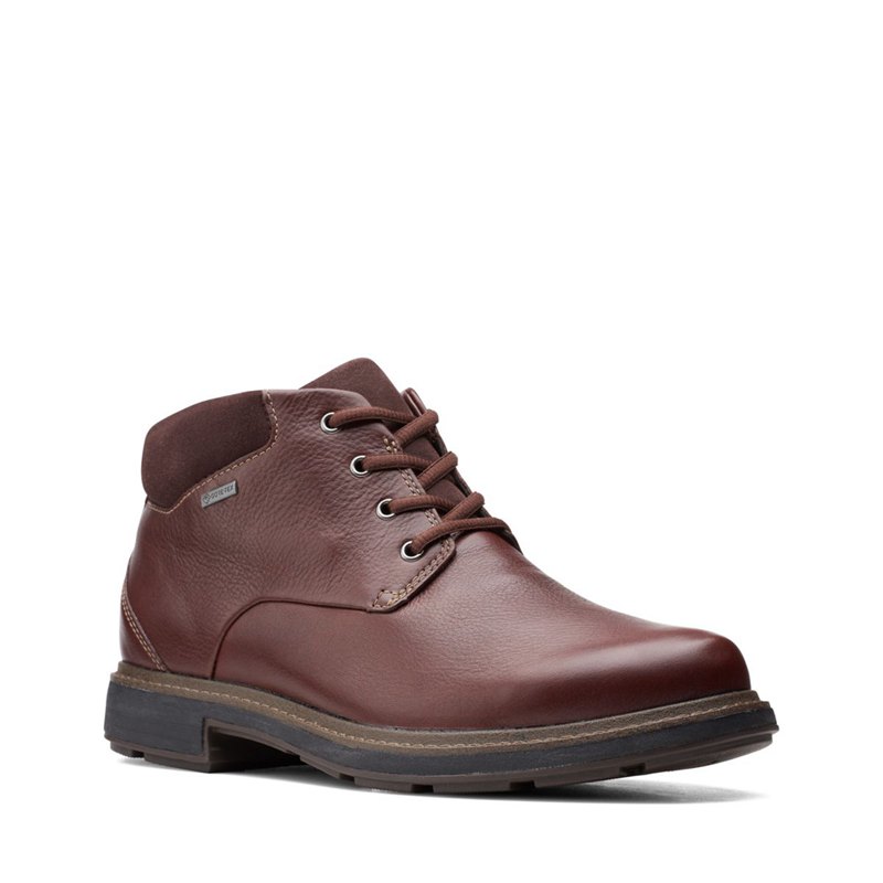 Botines Clarks Un Tread Up GORE-TEX 2 Hombre Marrones Oscuro | 97442295