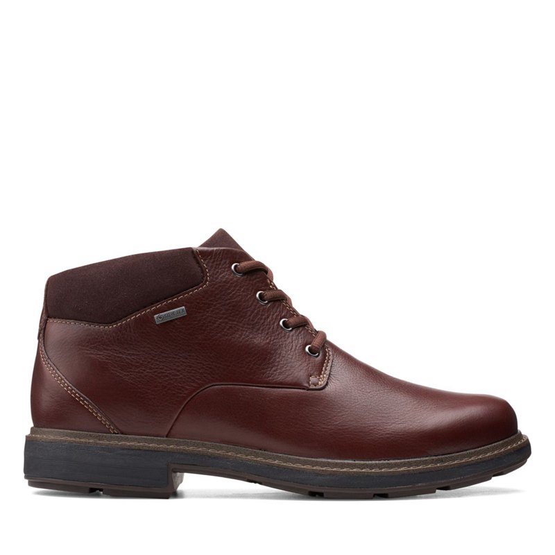 Botines Clarks Un Tread Up GORE-TEX 2 Hombre Marrones Oscuro | 97442295