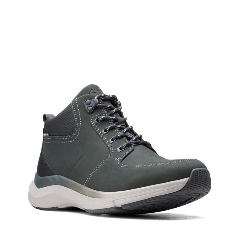 Botines Clarks Wave 2.0 Hi Hombre Gris Oscuro | 56033303