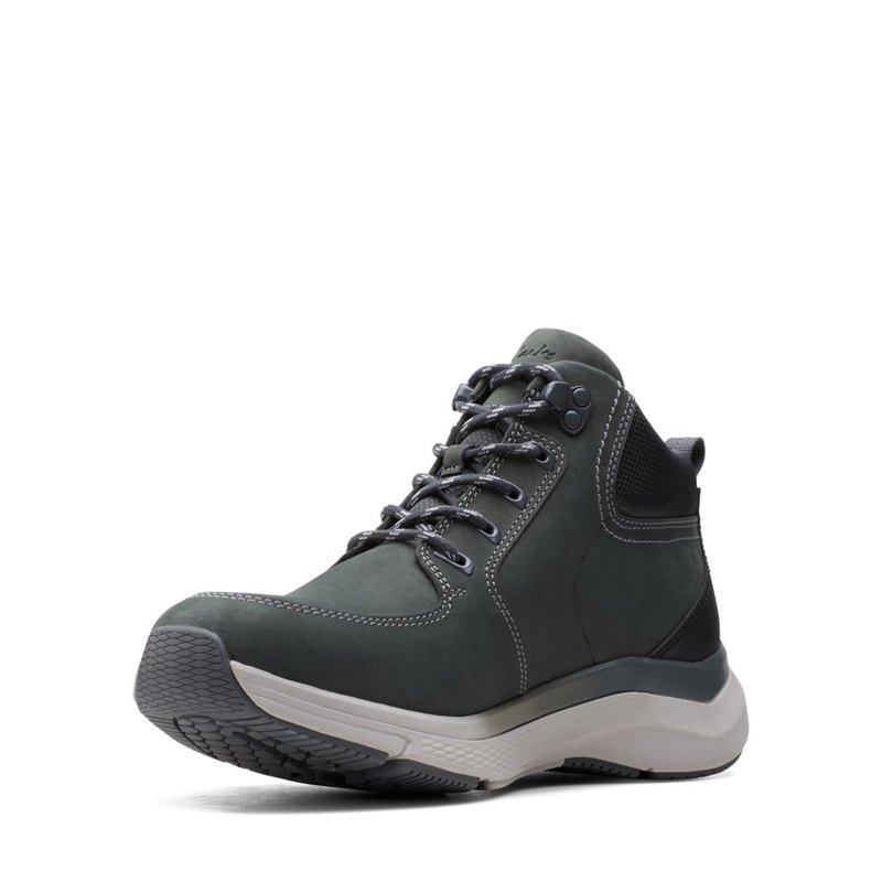 Botines Clarks Wave 2.0 Hi Hombre Gris Oscuro | 56033303