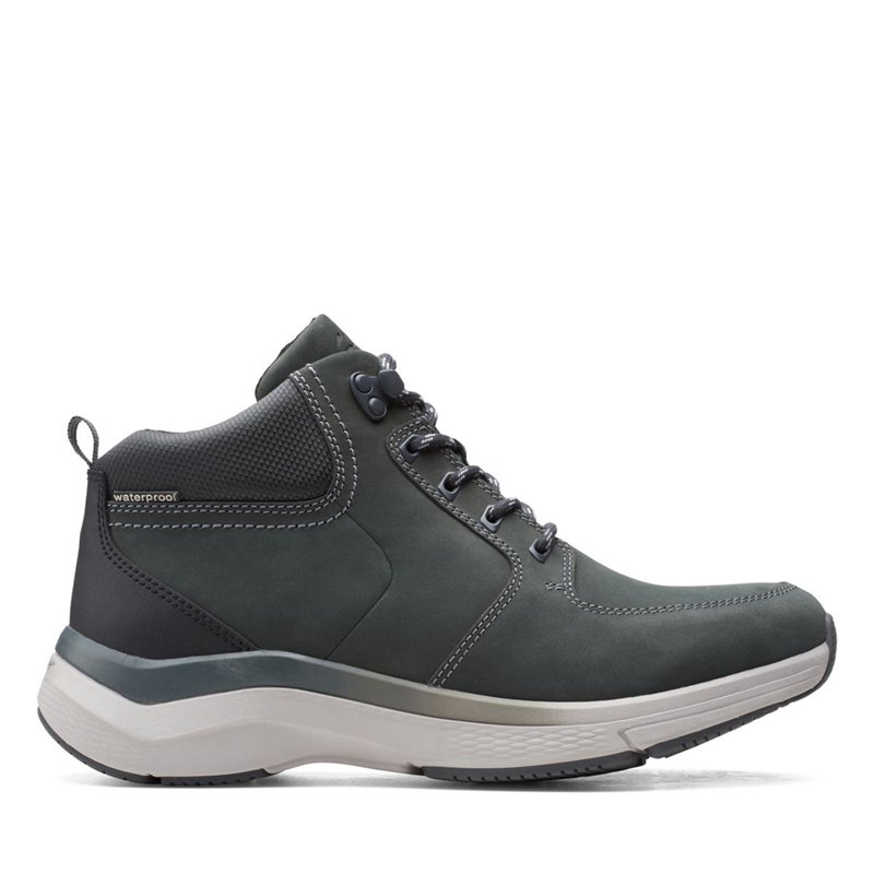 Botines Clarks Wave 2.0 Hi Hombre Gris Oscuro | 56033303