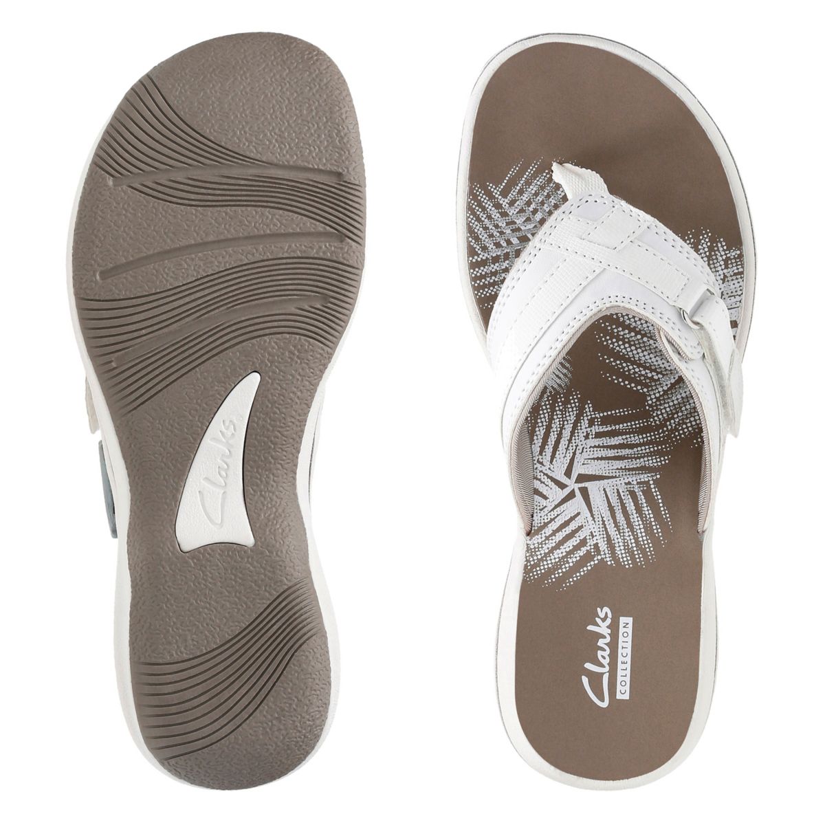 Chanclas Clarks BREEZE SEA Mujer Blancas | 11694447