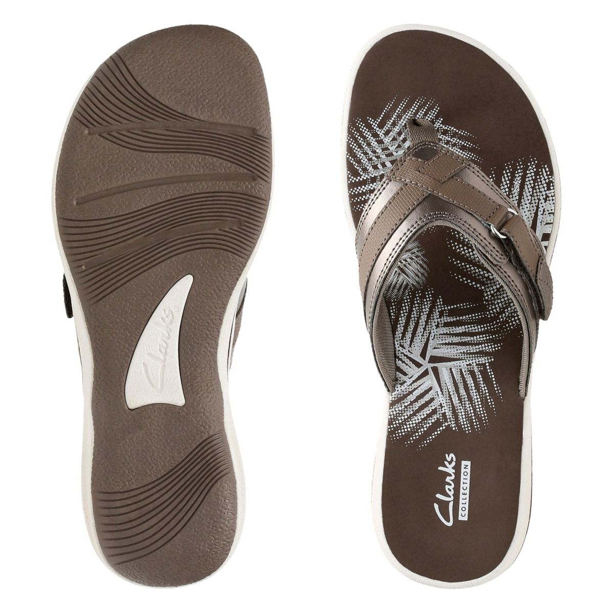 Chanclas Clarks BREEZE SEA Mujer Doradas | 61110665