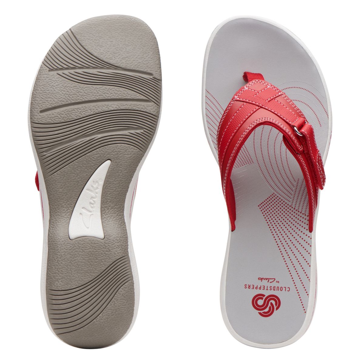 Chanclas Clarks BREEZE SEA Mujer Rojas | 9701682