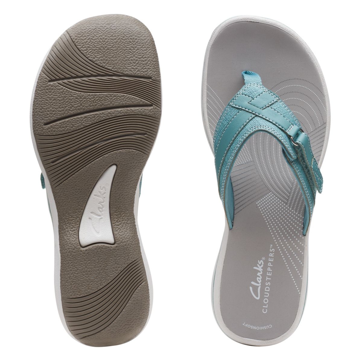 Chanclas Clarks BREEZE SEA Mujer Turquesa | 53115692