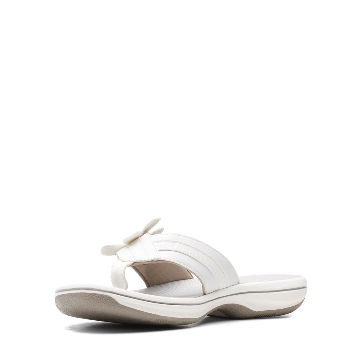 Chanclas Clarks Brinkley Flora Mujer Blancas | 66895221