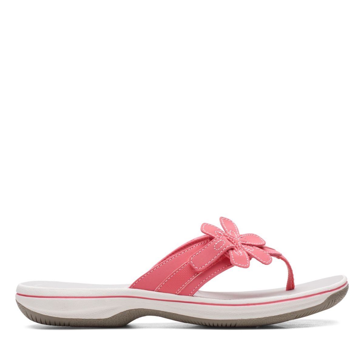 Chanclas Clarks Brinkley Flora Mujer Coral | 40047902