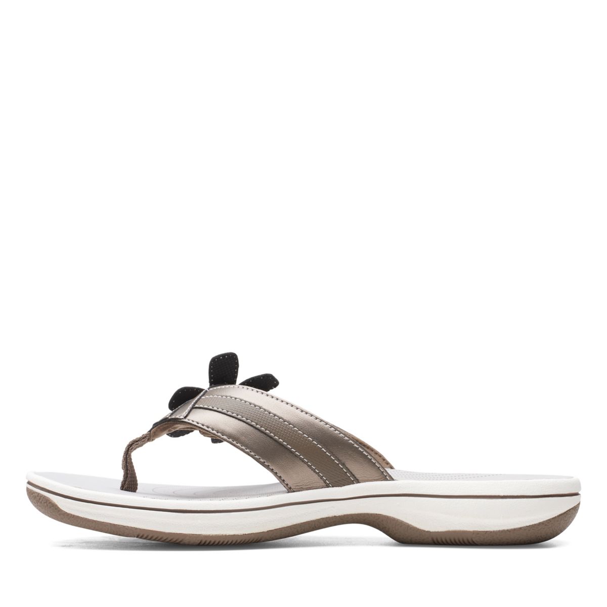 Chanclas Clarks Brinkley Flora Mujer Doradas | 66612274