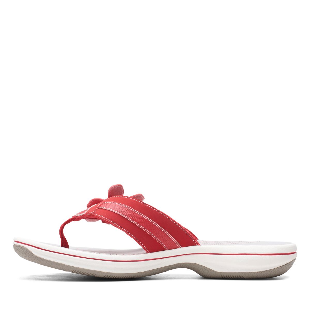 Chanclas Clarks Brinkley Flora Mujer Rojas | 53027115