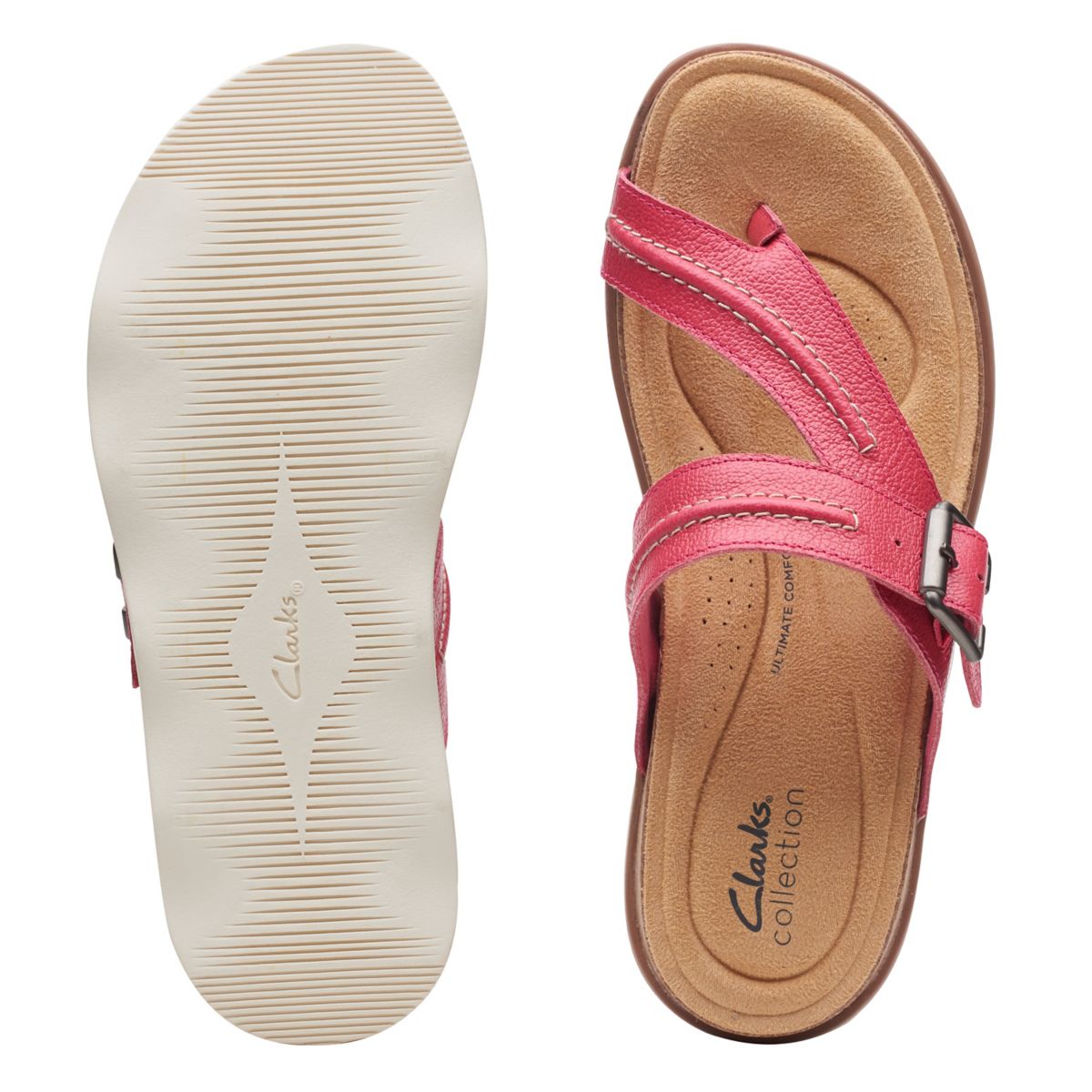 Chanclas Clarks Brynn Madi Mujer Fucsia | 73944823