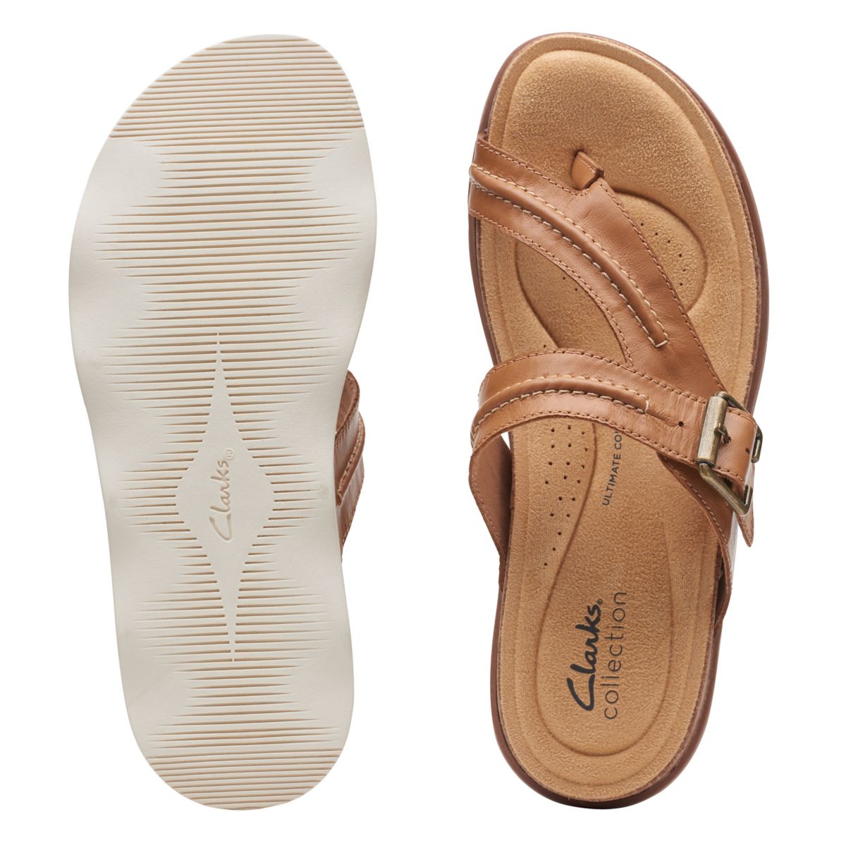 Chanclas Clarks Brynn Madi Mujer Marrones Claro | 48589999