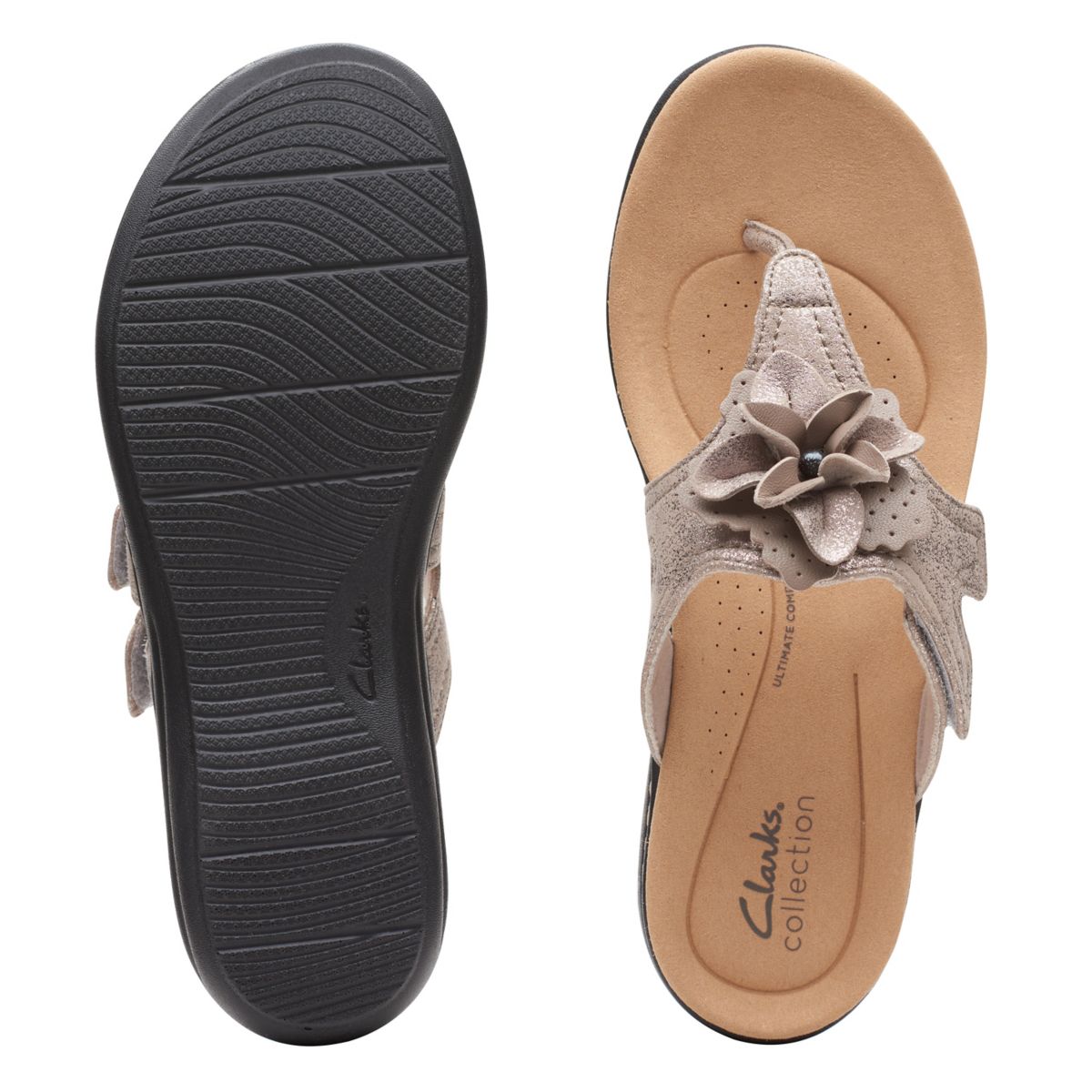 Chanclas Clarks Laurieann Gema Mujer Gris | 17994978