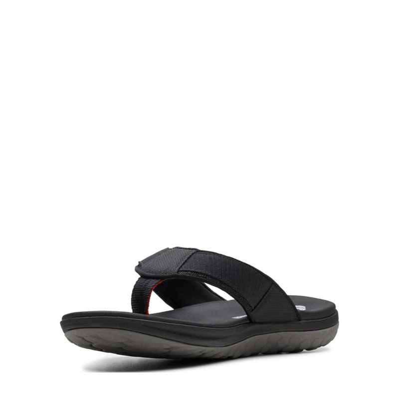 Chanclas Clarks Step Beat Dune Hombre Negras | 16644566