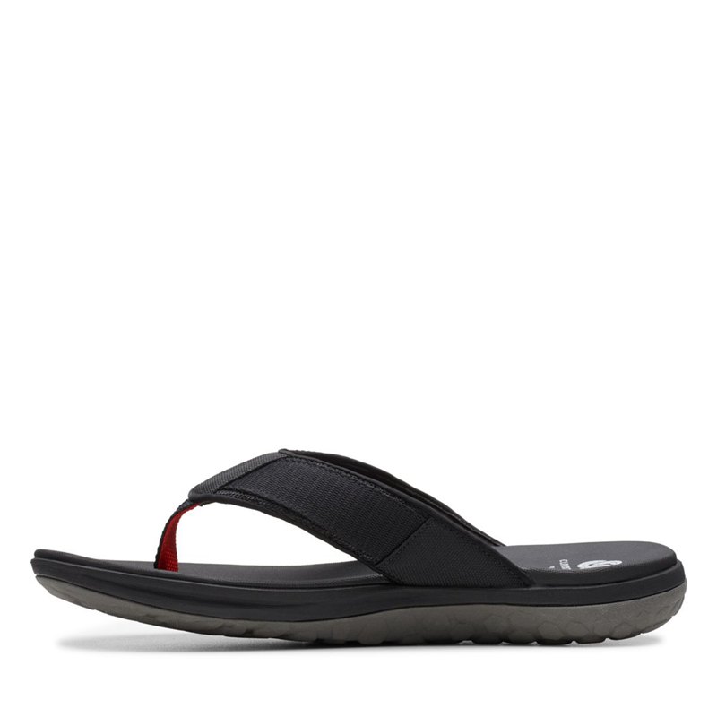 Chanclas Clarks Step Beat Dune Hombre Negras | 16644566