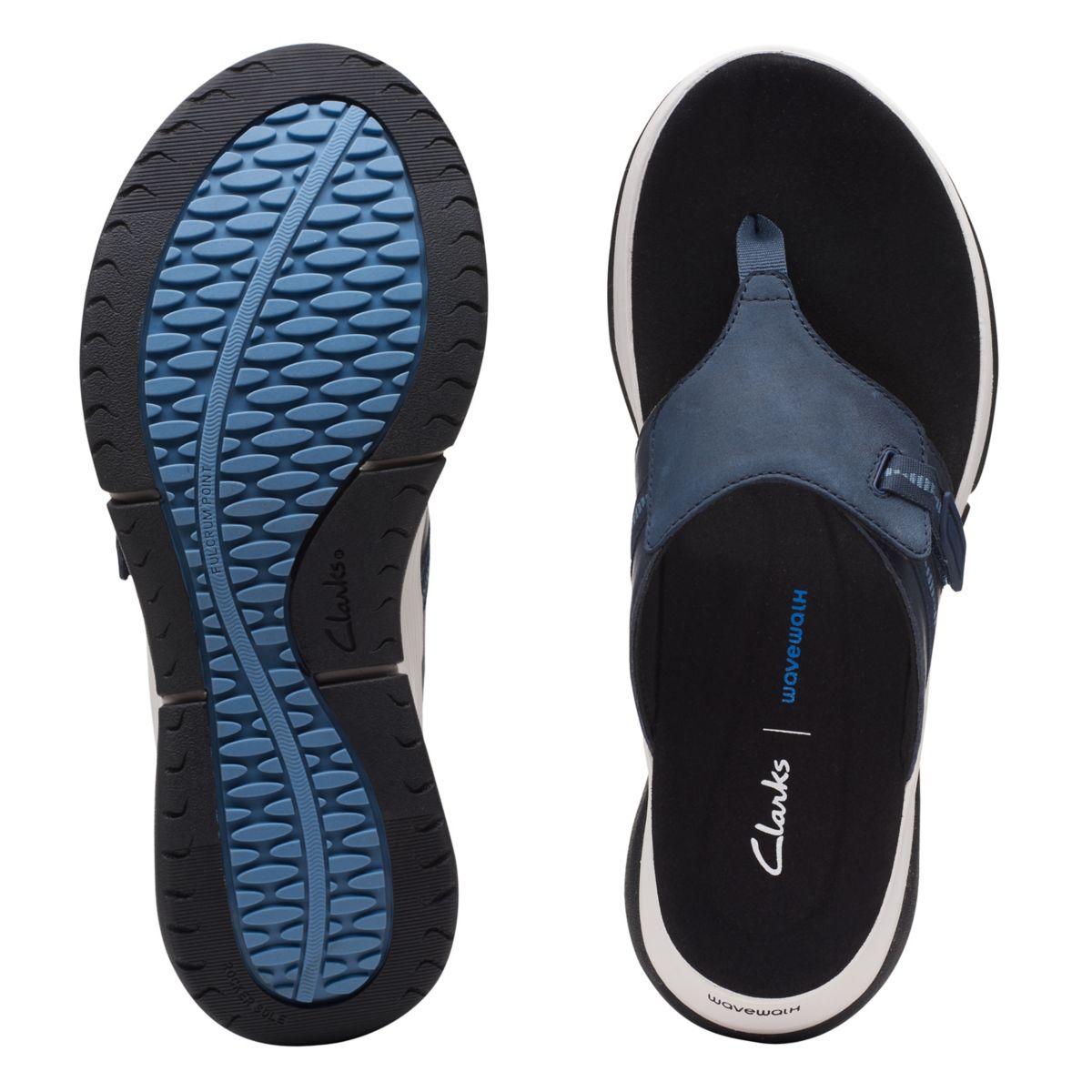 Chanclas Clarks Wave 2.0 Sea Mujer Azul Marino | 85204596