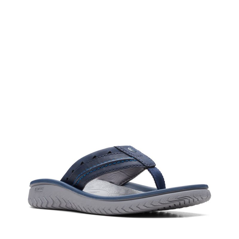 Chanclas Clarks Wesley Post Hombre Azul Marino | 84536049