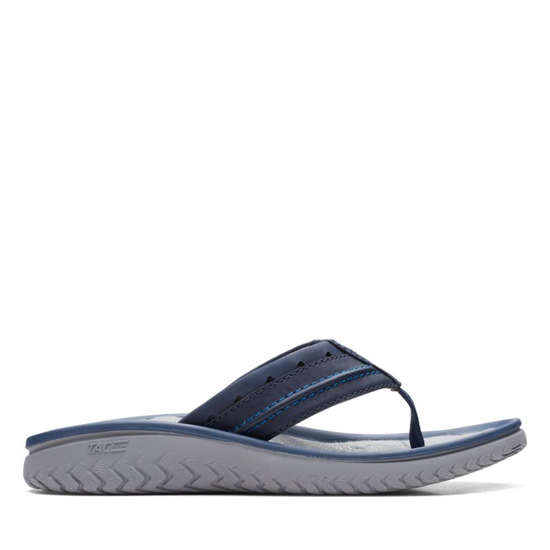 Chanclas Clarks Wesley Post Hombre Azul Marino | 84536049