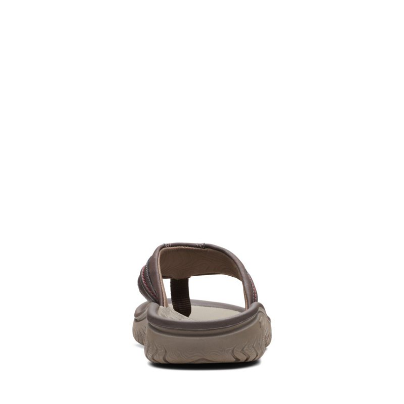 Chanclas Clarks Wesley Post Hombre Marrones | 19396725