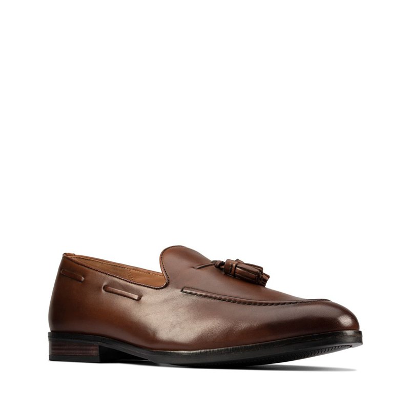 Loafers Clarks Citi Stride Slip Hombre Marrones | 35374573