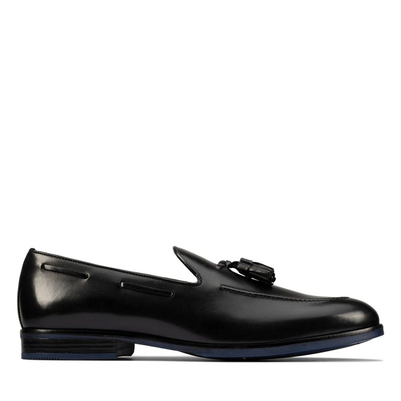 Loafers Clarks Citi Stride Slip Hombre Negras | 26861468