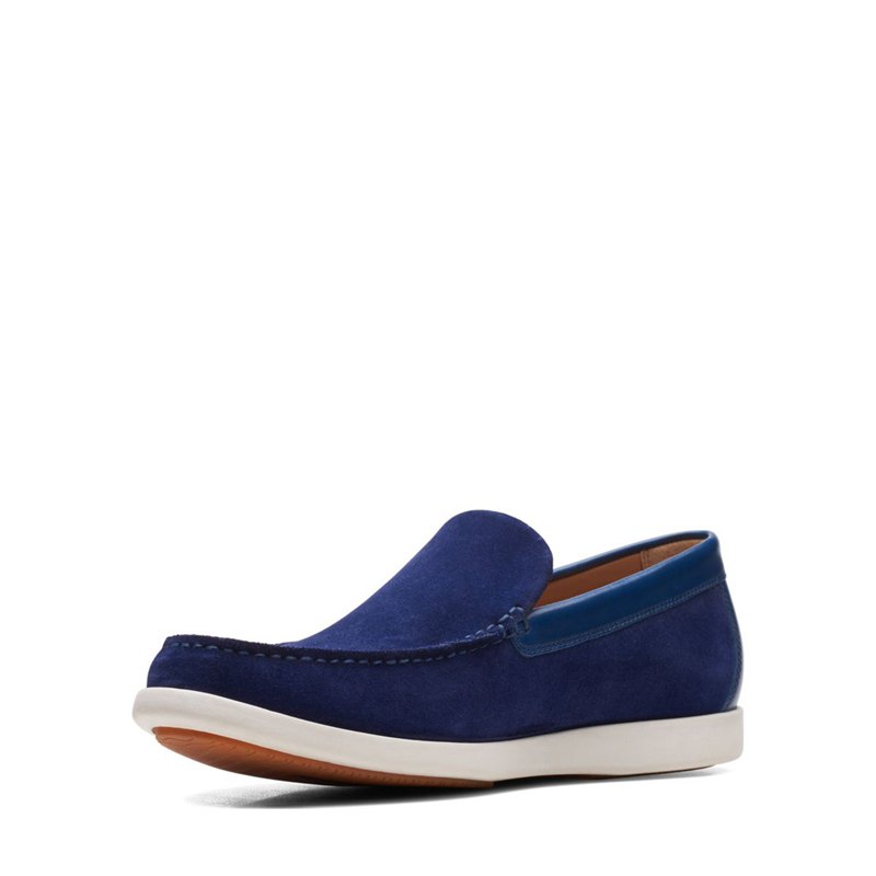 Loafers Clarks Ferius Creek Hombre Azul Marino | 1717874