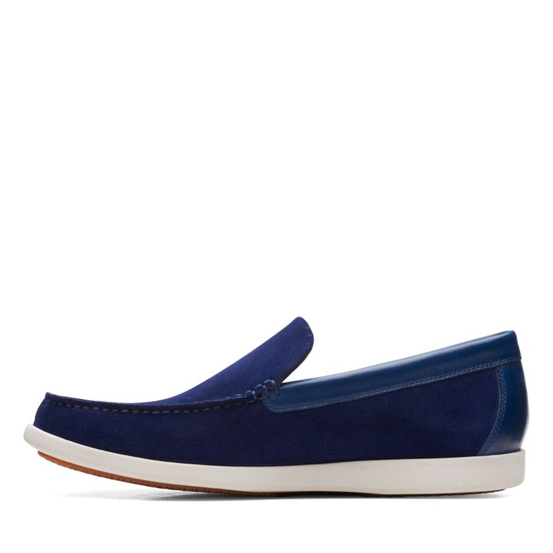 Loafers Clarks Ferius Creek Hombre Azul Marino | 1717874