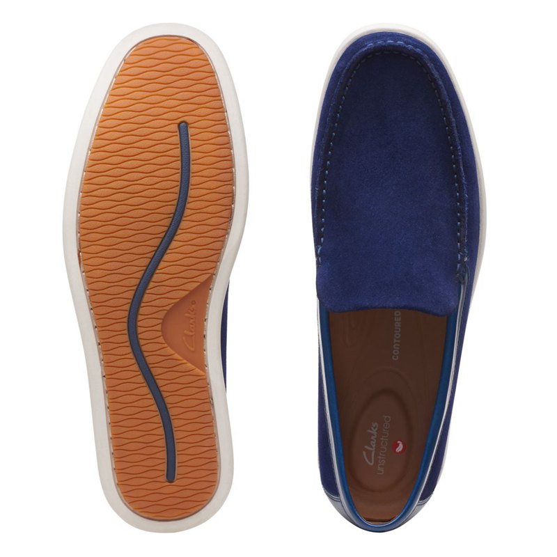 Loafers Clarks Ferius Creek Hombre Azul Marino | 1717874