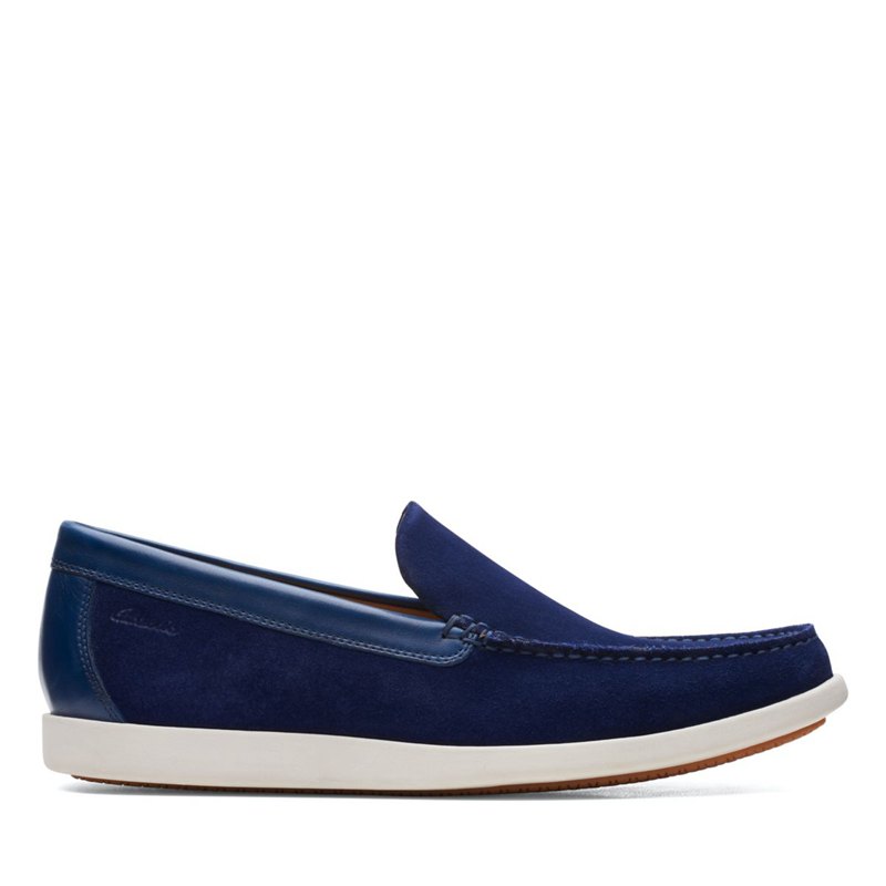 Loafers Clarks Ferius Creek Hombre Azul Marino | 1717874