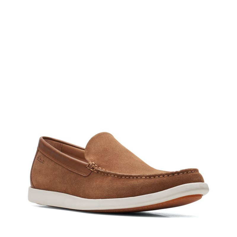 Loafers Clarks Ferius Creek Hombre Marrones | 42674295