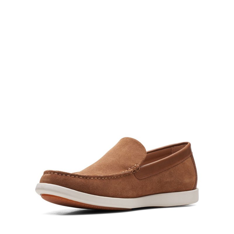 Loafers Clarks Ferius Creek Hombre Marrones | 42674295