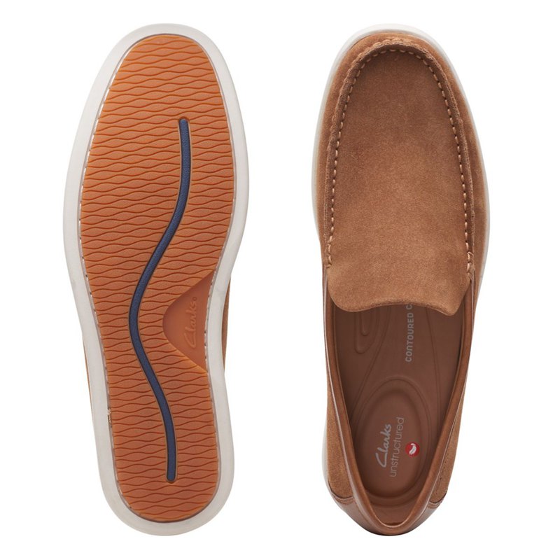 Loafers Clarks Ferius Creek Hombre Marrones | 42674295