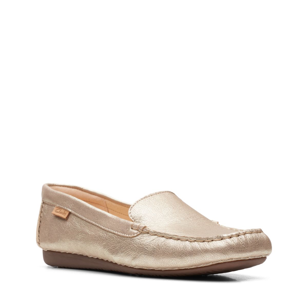 Loafers Clarks Freckle Walk Mujer Doradas | 91494436