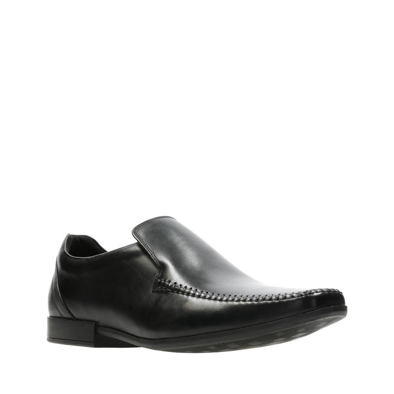 Loafers Clarks Glement Seam Hombre Negras | 18449626