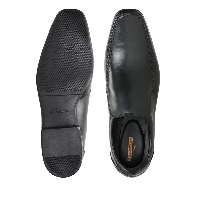 Loafers Clarks Glement Seam Hombre Negras | 18449626