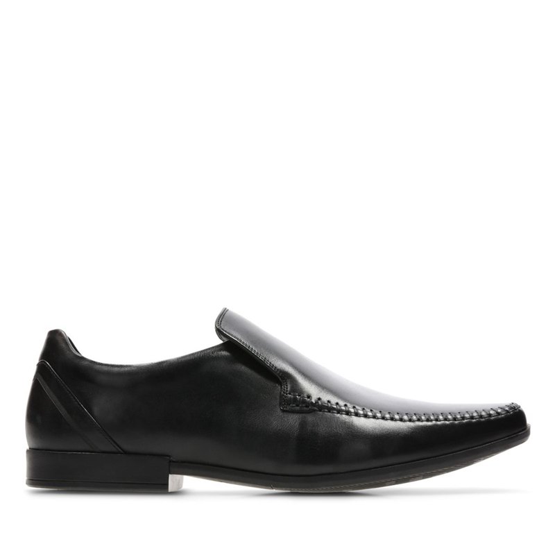 Loafers Clarks Glement Seam Hombre Negras | 18449626