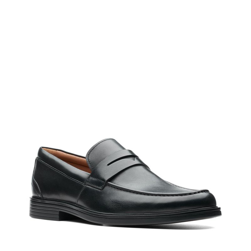 Loafers Clarks Un Aldric Step Hombre Negras | 85092281