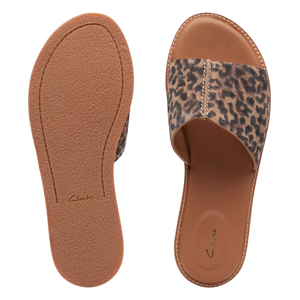 Mulas Clarks Karsea Mujer Leopardo | 25395034