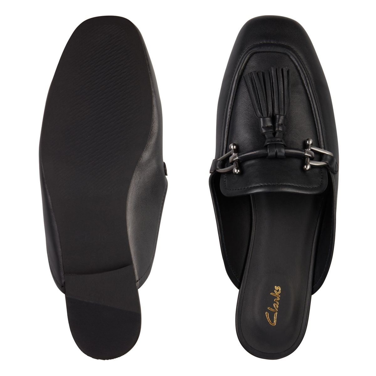 Mulas Clarks Pure2 Trim Mujer Negras | 56985697