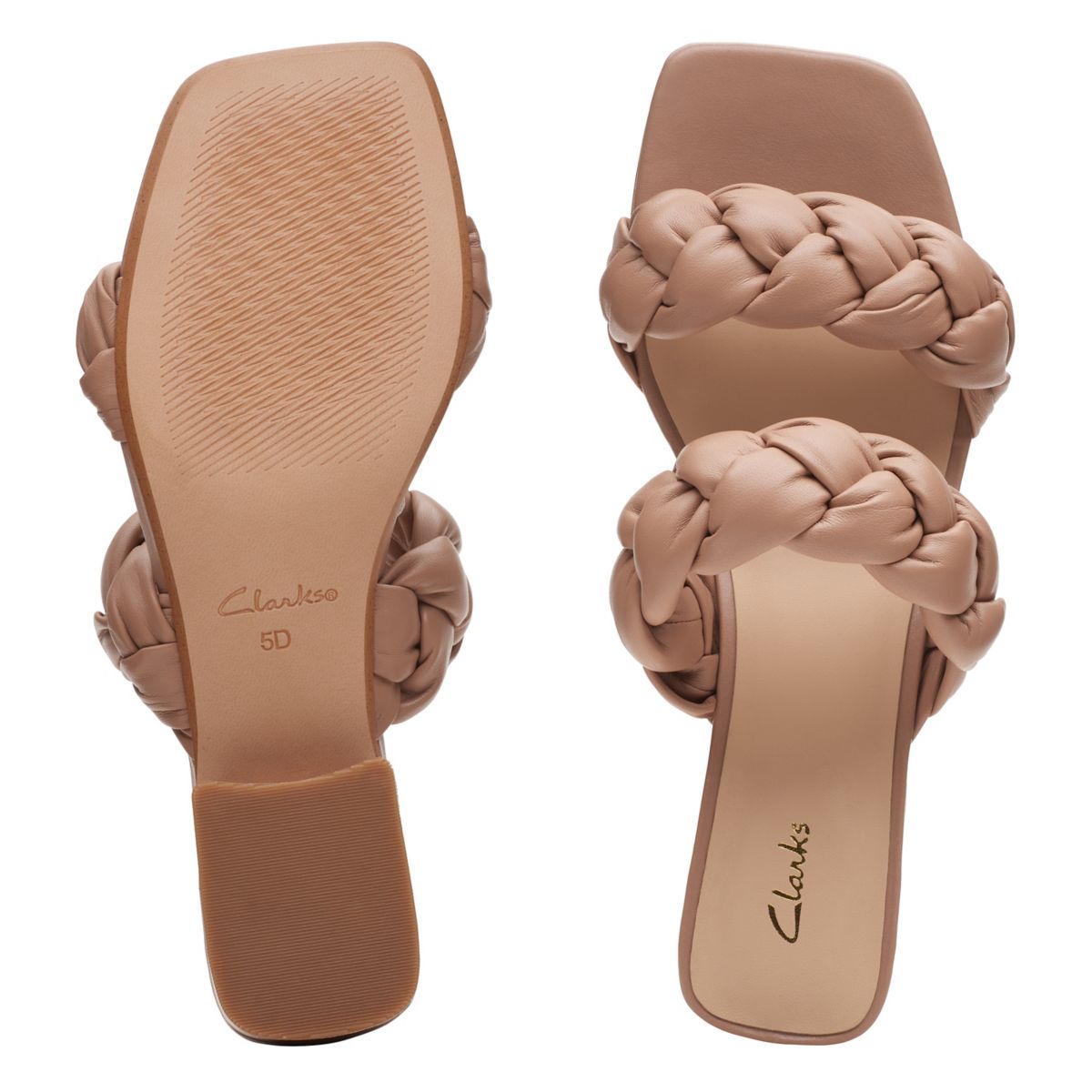 Mulas Clarks Seren 25 Braid Mujer Beige | 90490086