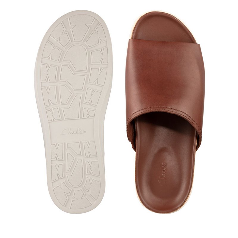 Mulas Clarks Sunder Hombre Marrones | 94330588