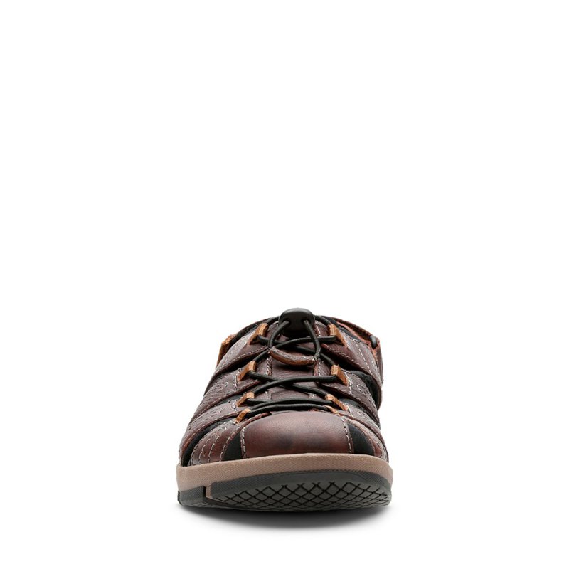 Sandalias Clarks Brixby Cove Hombre Marrones Oscuro | 64353845