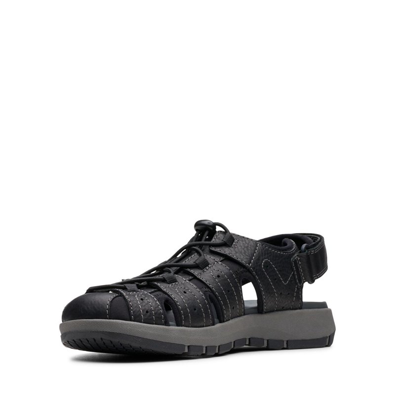 Sandalias Clarks Brixby Cove Hombre Negras | 24024911