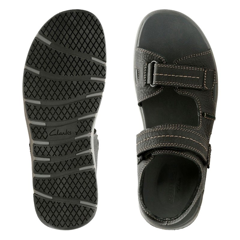 Sandalias Clarks Brixby Shore Hombre Negras | 31891138