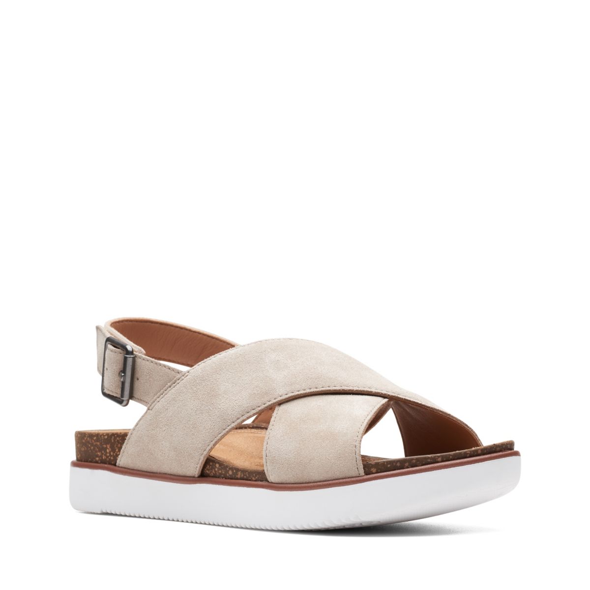 Sandalias Clarks Elayne Cross Mujer Marrones | 32642672