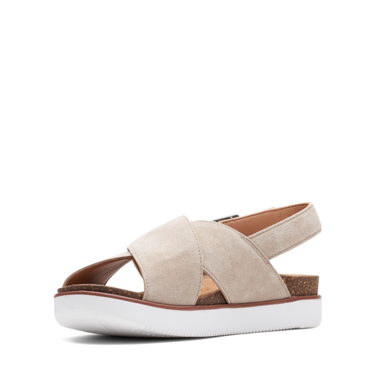 Sandalias Clarks Elayne Cross Mujer Marrones | 32642672